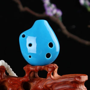 1 PCs Small Flute Color Ocarina Mini Instrument 6 Holes Musical