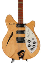 Load image into Gallery viewer, 12 String Model 370 Electric Guitar Natural Wood 24 Frets
