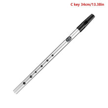 Load image into Gallery viewer, 1pc 6 Hole Flute C/d Key Irish Whistle Ireland Tin Penny Whistle Metal