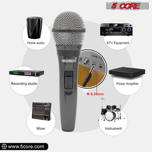 5 CORE Premium Vocal Dynamic Cardioid Handheld Microphone