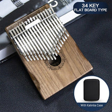 Load image into Gallery viewer, 34 Keys Kalimba Solid Wooden Thumb Piano Children Enlightened Keyboard