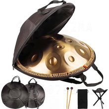 Load image into Gallery viewer, 432Hz/440Hz handpan drum D minor 12 tones 22 inch music drum