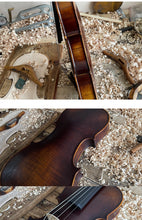 Load image into Gallery viewer, All Handmade Dark Brown Violin 4/4 Adult Student Stradivarius 1715