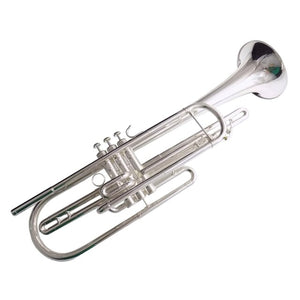 Nickel Musical Instruments | Nickel Bass Trumpet | Trumpet Case - Bb