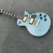Load image into Gallery viewer, Customized Electric guitar, classic pem blue and silver glitter, gold