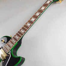 Load image into Gallery viewer, Customized Electric guitar, green tiger pattern, green logo and green