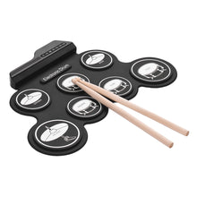 Load image into Gallery viewer, Drum Electronic Drum Set Compact Size Usb Folding Silicon Drum Pad