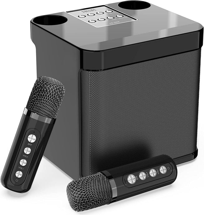 Bluetooth Karaoke Dual Microphone | Bluetooth Speaker Microphone 2 -