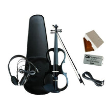 Load image into Gallery viewer, Electric Violin 4/4 with Carrying Case and Accessories Headphone