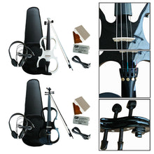 Load image into Gallery viewer, Electric Violin 4/4 with Carrying Case and Accessories Headphone