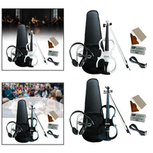 Load image into Gallery viewer, Electric Violin 4/4 with Carrying Case and Accessories Headphone