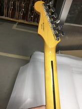 Load image into Gallery viewer, F-st Electric Guitar Transparent Yellow Color Mahogany Body Maple