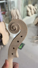 Load image into Gallery viewer, Fully Hand Planed Maple White Embryo Viola 16.5&quot; Unfinished Maple Wood