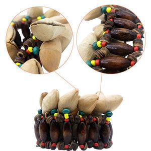 Handmade Nuts Shell Bracelet Handbell For Djembe African Drum Conga