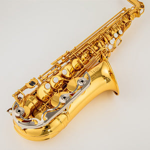 Japan New 200 Alto Saxophone E flat Electrophoresis Gold Plated
