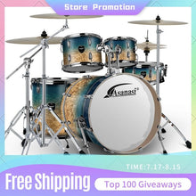 Load image into Gallery viewer, Jazz Drum Kit Set Rock Band Professional Percuss Metal Drum Set