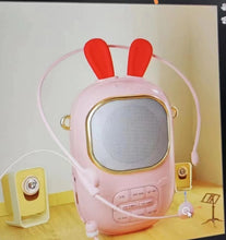Load image into Gallery viewer, Karaoke Microphone Toy Portable Wireless Bluetooth Microphone Children
