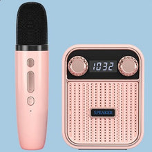 Load image into Gallery viewer, Mini Karaoke Machine for Kids Adults with Fm Radio Portable Bluetooth