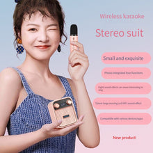 Load image into Gallery viewer, Mini Karaoke Machine for Kids Adults with Fm Radio Portable Bluetooth