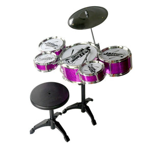 Musical Instrument Toy For Children 5 Drums Simulation Jazz Drum Kit