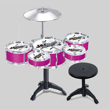 Load image into Gallery viewer, Musical Instrument Toy For Children 5 Drums Simulation Jazz Drum Kit