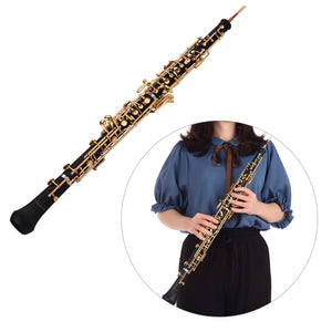Muslady Professional C Key Oboe Semi-automatic Style Woodwind