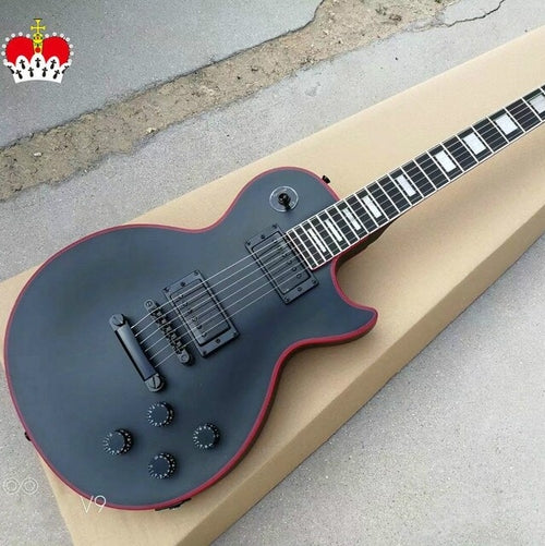 New!!!Magic Black Color Custom LP Electric Guitar, Solid Body