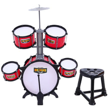 Load image into Gallery viewer, Keezi Kids 7 Drum Set Junior Drums Kit Musical Play Toys Childrens