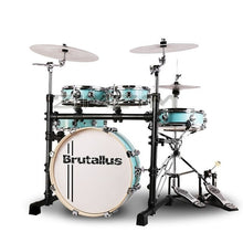 Load image into Gallery viewer, Portable drum set 5 drums 3 cymbals mute double sided drum adult