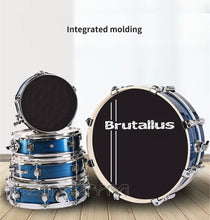 Load image into Gallery viewer, Portable drum set 5 drums 3 cymbals mute double sided drum adult