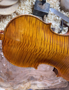 Powerful Clear Tone! Handmade Violin 4/4 Stradivarius violino set