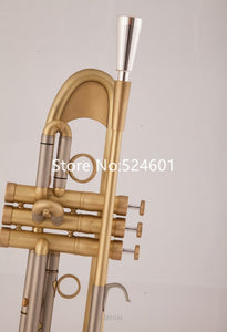 Professional Falling Tune Bb Trumpet TR 305G  Mouthpiece brass Musical