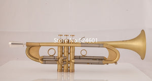 Professional Falling Tune Bb Trumpet TR 305G  Mouthpiece brass Musical