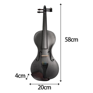 Pure Carbon Fiber Violin 4/4 1/2 Adults Kids Violin Music Instruments