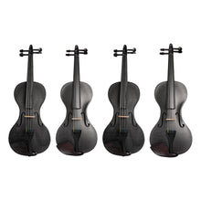 Load image into Gallery viewer, Pure Carbon Fiber Violin 4/4 1/2 Adults Kids Violin Music Instruments