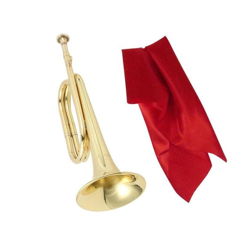 Scouting Trumpet Bugle with Mouthpiece Music Instrument Trumpet Brass