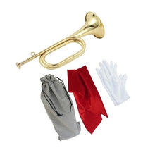 Load image into Gallery viewer, Scouting Trumpet Bugle with Mouthpiece Music Instrument Trumpet Brass