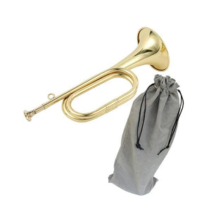 Scouting Trumpet Bugle with Mouthpiece Music Instrument Trumpet Brass