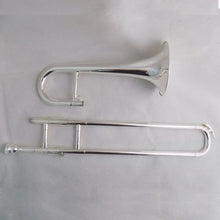 Load image into Gallery viewer, Silver Plated Bb Slide Trumpet With Case Mouthpiece Yellow Brass