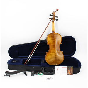 Tongling New Natural Flamed Maple Violin Full Size Hand-craft Violin