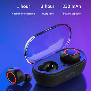 Tws Y50 Earbuds Wireless Bluetooth Headset With Mic Touch Control