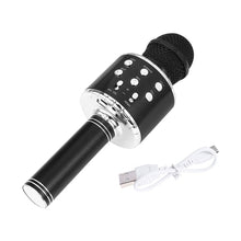 Load image into Gallery viewer, WS858 Portable Bluetooth Wireless Karaoke Microphone Professional
