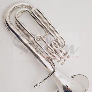 Weifang Rebon B key Nickel Silver Baritone tuba with soft case| |