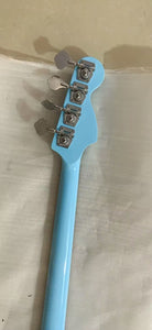 Wholesale Guitar Custom 4 String Electric Bass Guitar In Blue  202304|