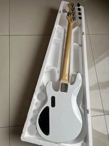 Wholesale White Music Man 5 Strings Electric Bass Guitar With