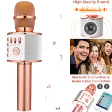 Load image into Gallery viewer, Wireless Bluetooth Karaoke Microphone,3-in-1 Handheld Mic Speaker