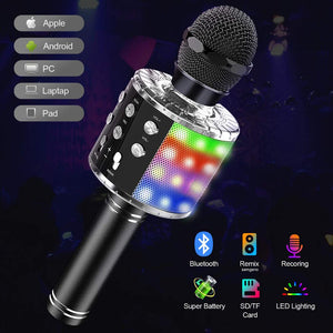 Karaoke Microphone Speaker Kids | Karaoke Microphone Bluetooth Kid -