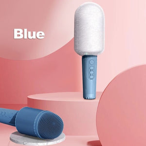 Wireless Karaoke Microphone Bluetooth Speaker Handheld Portable